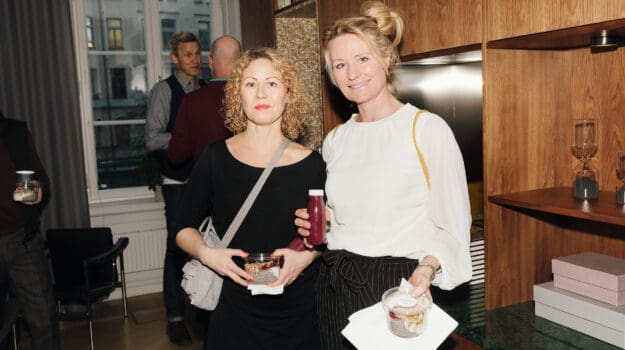 Vimmelbilder från höstens första casefrukost