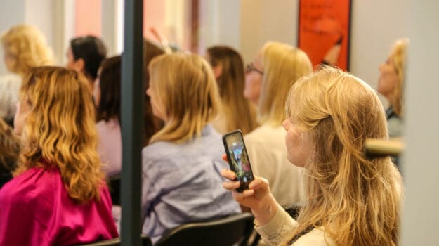 Vimmelbilder från inspirationsfrukost