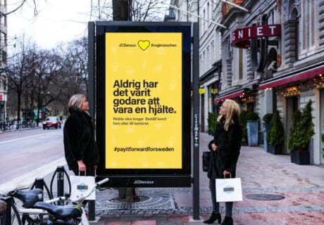 Vi älskar att bjuda på lunch!