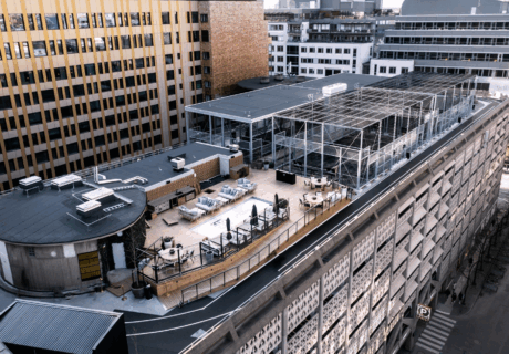 Tisdagspadel på NK´s tak