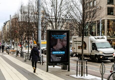 JCDecaux stöttar UNICEF i deras viktiga arbete