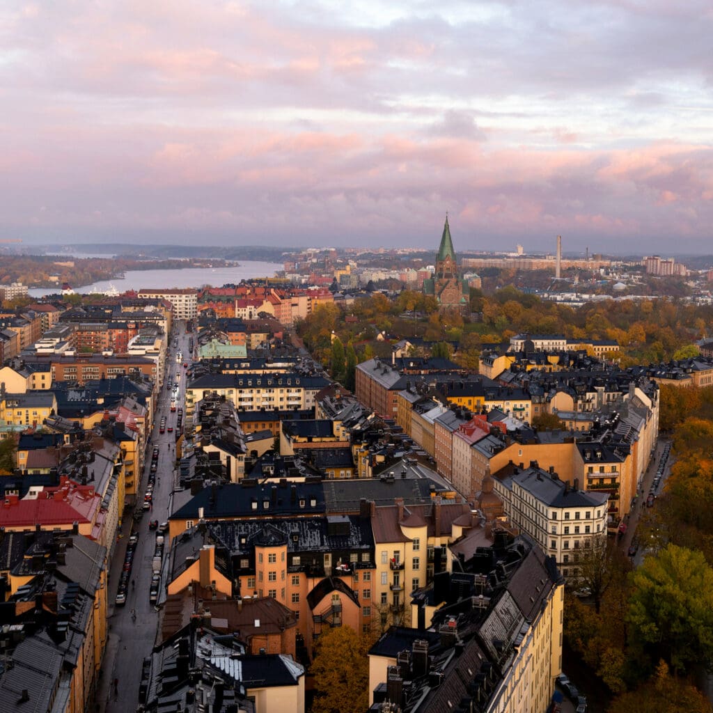 JCDecaux Premium-nätverk i Stockholm, Göteborg, och Malmö. På bilden syns Stockholm.