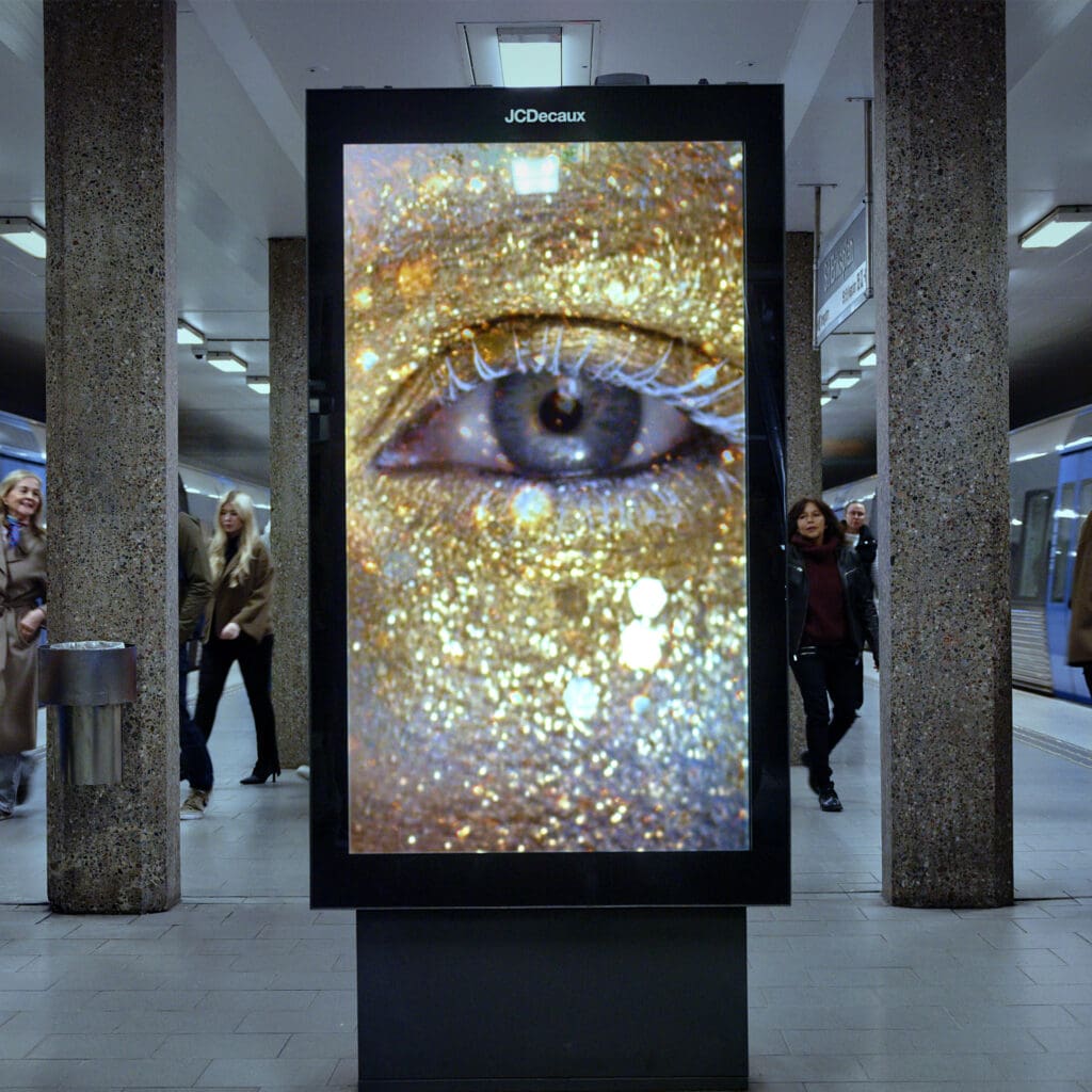 Digital reklam tunnelbana JCDecaux Metro