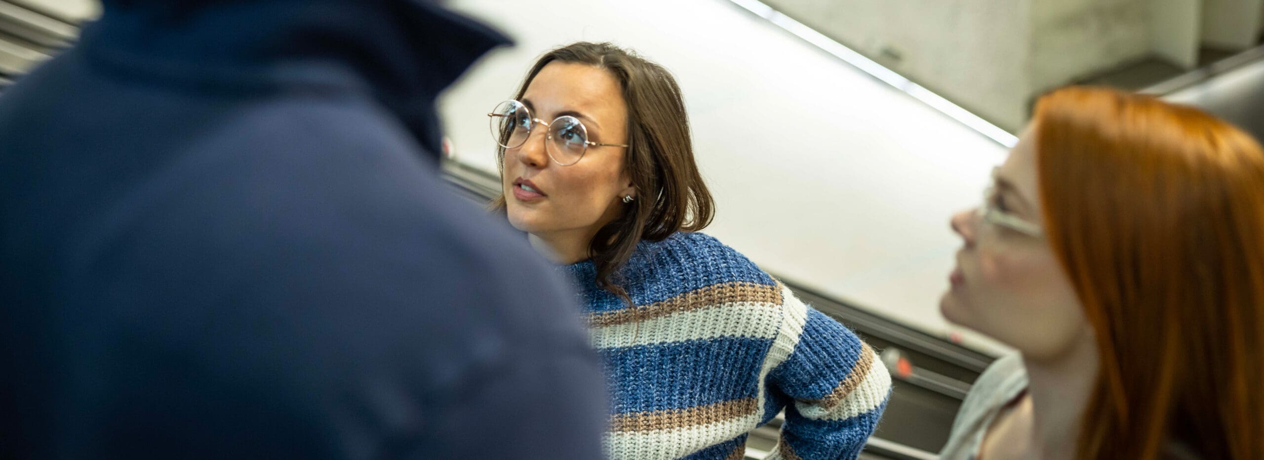 Digital reklam tunnelbana JCDecaux Metro - Metro Escalator